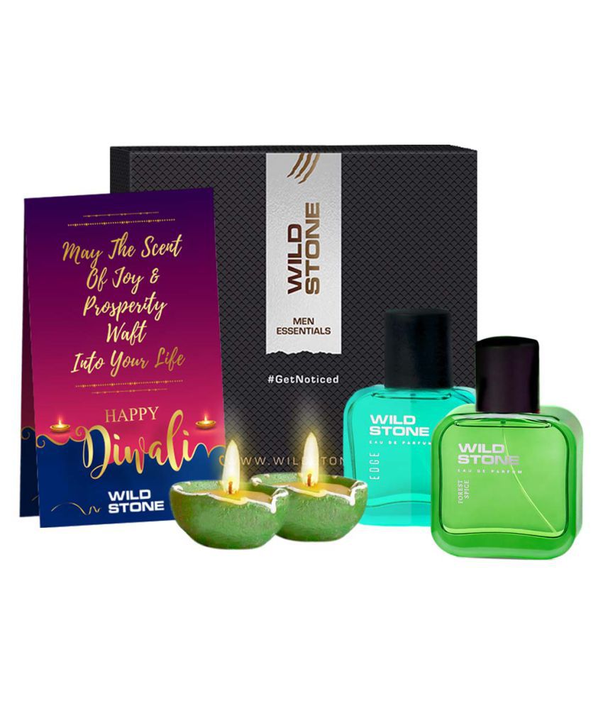     			Wild Stone Diwali Hamper with Forest Spice Perfume 30ml, Edge Perfume 30ml and 2 Diya Combo Set ()