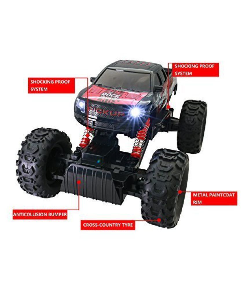 Scale Wd Rock Crawler Electric Offroad Rc Truck Ghz High Speed Remote Controlled Car