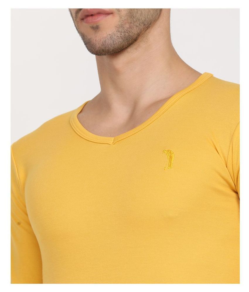 mustard bleached shirt