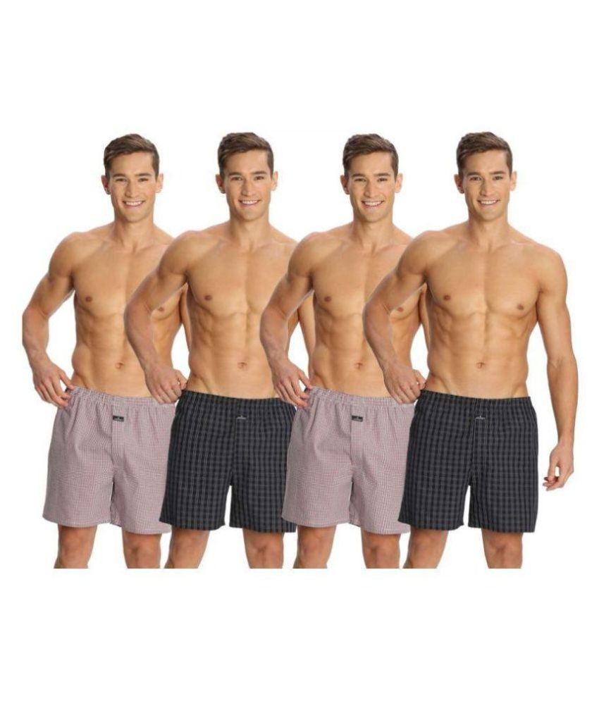 Jockey Multi Boxer - Pack of 4 - Buy Jockey Multi Boxer - Pack of 4 ...