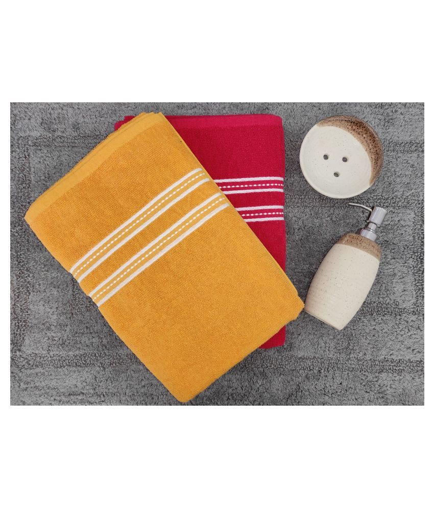 Towel Cart Set of 2 Terry Bath Towel Multi Buy Towel Cart Set of 2