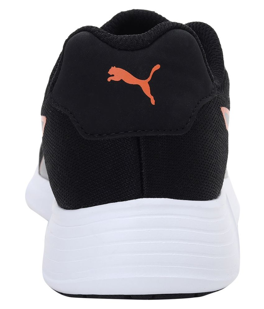 puma black shiny shoes