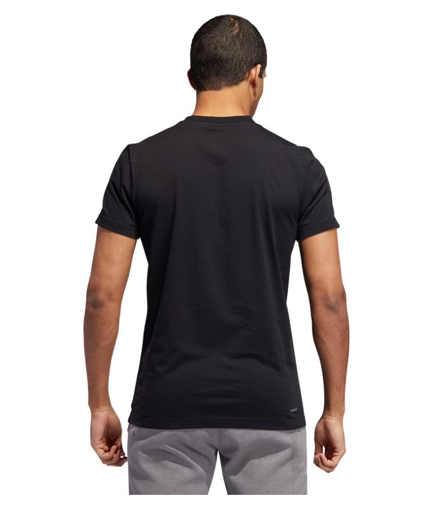 Adidas Black Cotton T-Shirt - Buy Adidas Black Cotton T-Shirt Online at ...