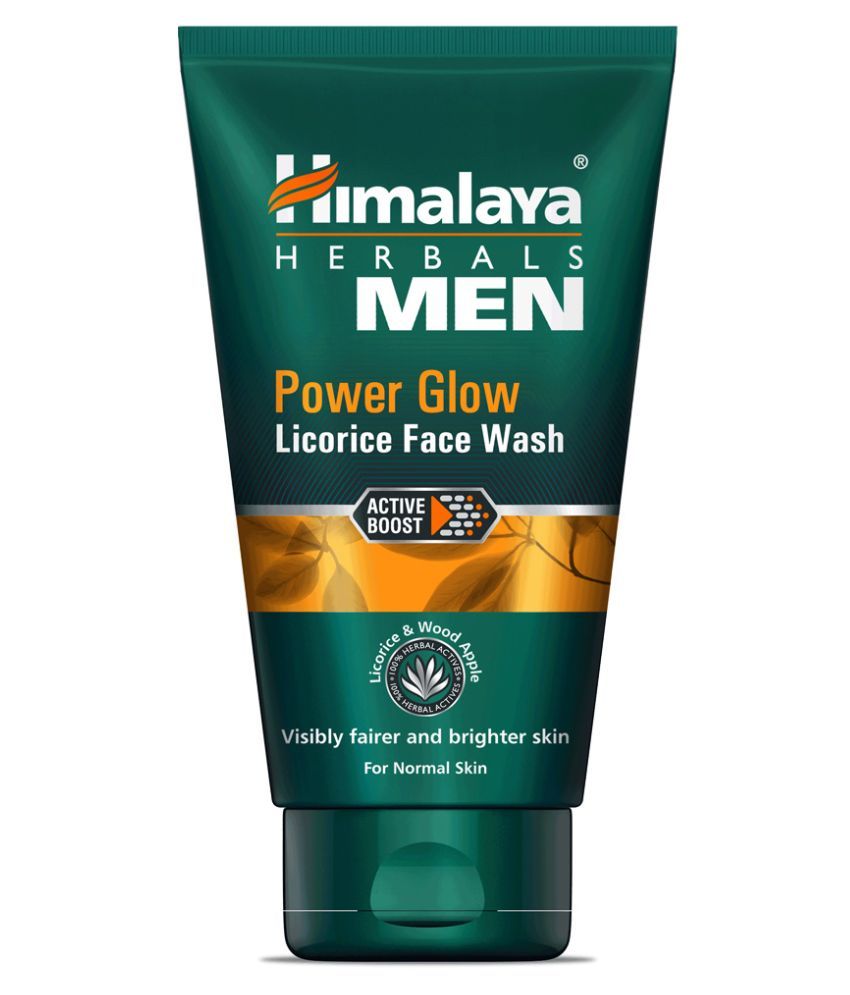 Himalaya MEN Power Glow Licorice Face Wash 100ml Pack of 2