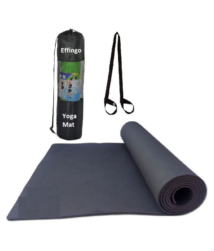 YOGA MAT WITH CARRY BAG AND STRAP OR FABRICATED MAT NonSkid MAT