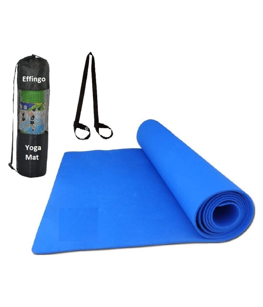 YOGA MAT WITH CARRY BAG AND STRAP OR FABRICATED MAT Non-Skid MAT ...