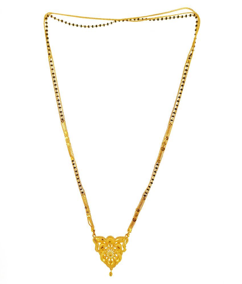     			h m product Gold Plated Letest & Designer Mangalsutra For Women-100189