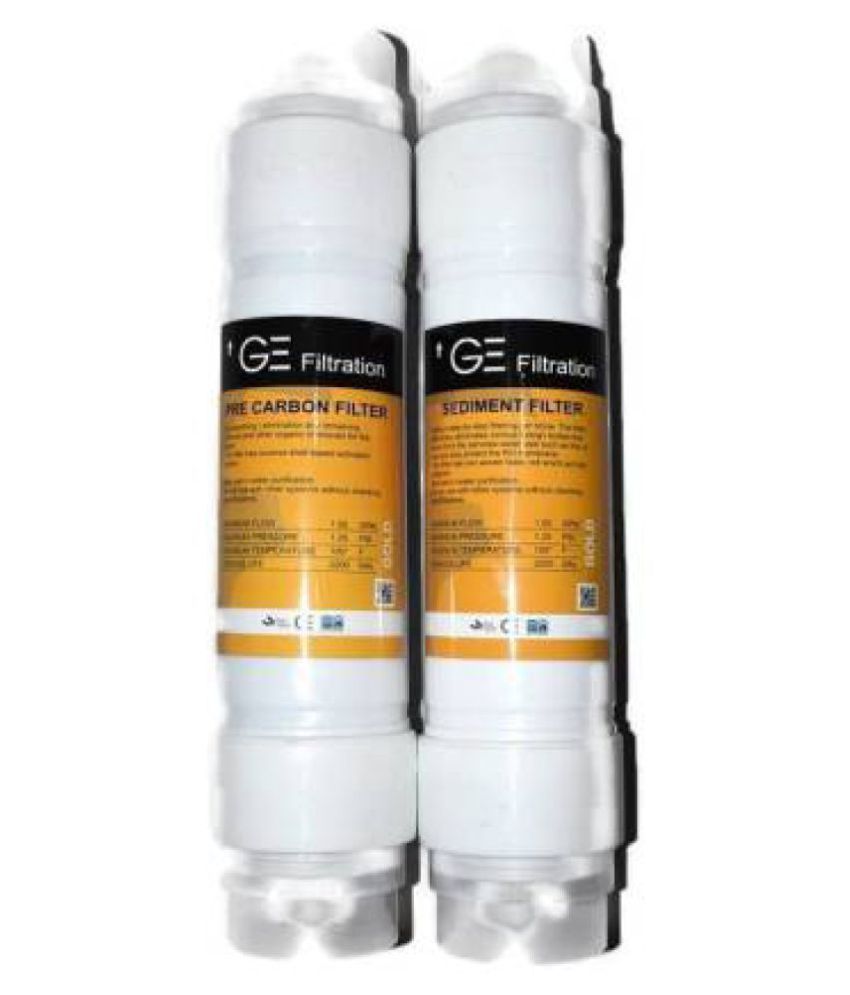 GE Filtration RO water purifier filters complete kit(Sediment+Carbon