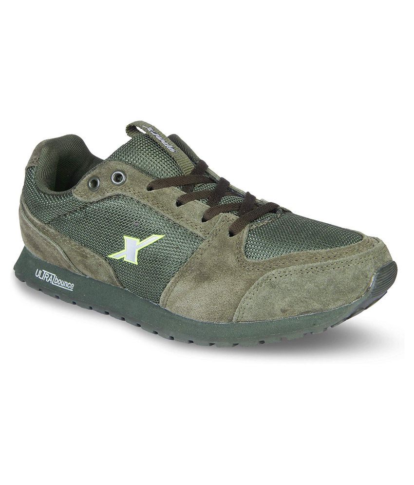 Sparx SM-438 Olive Running Shoes - Buy 