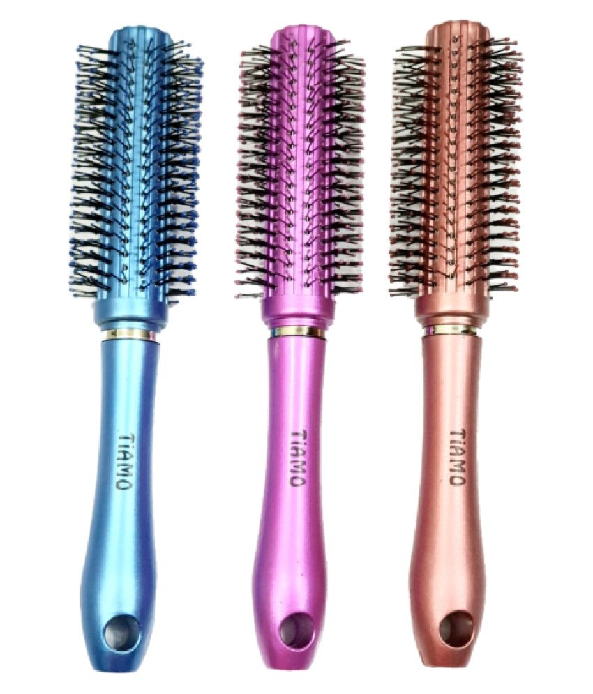 Tiamo Round Hair Brush Pack of 3 Buy Tiamo Round Hair Brush Pack of 3