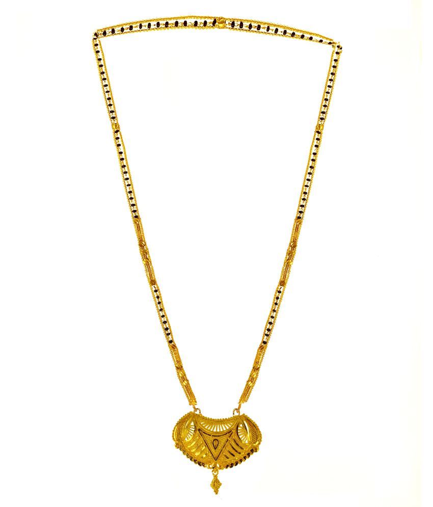     			h m product Gold Plated Letest & Designer Mangalsutra For Women-100182