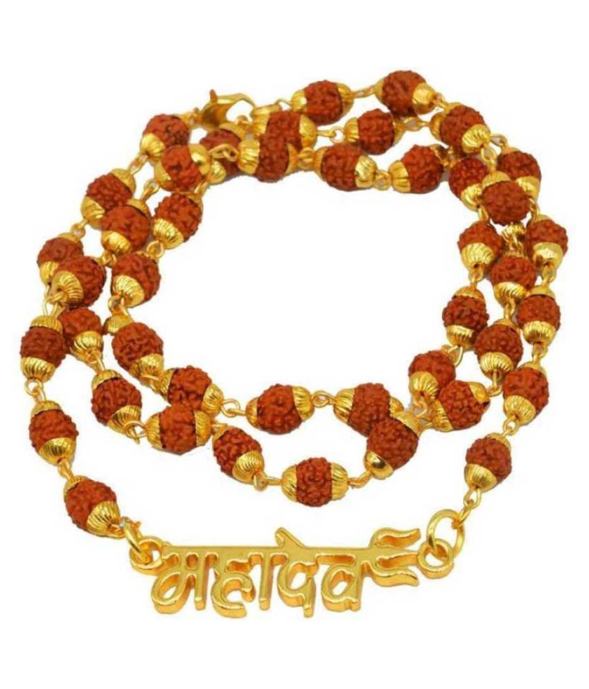 gold locket mala