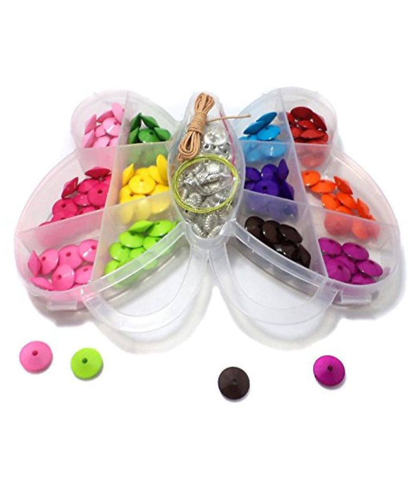 Beadsnfashion Acrylic Beads Set Accessories with Box for Bracelet