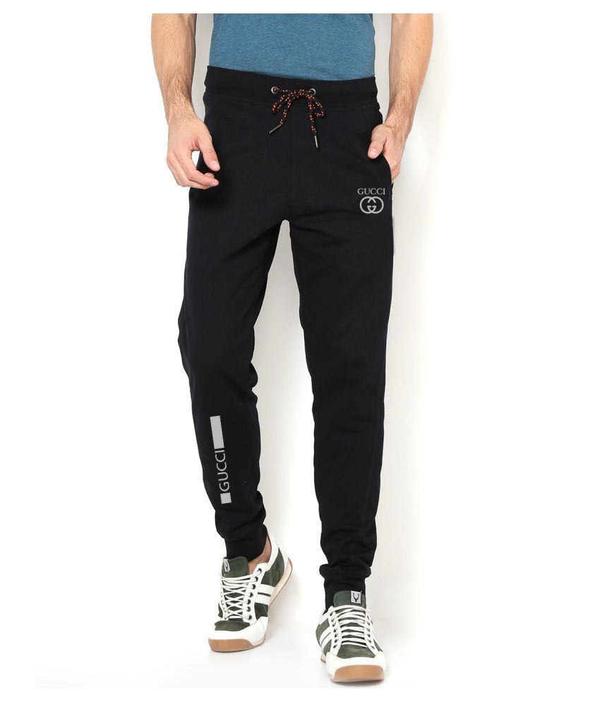 UNIQUE Black Polyester Lycra Trackpants Single - Buy UNIQUE Black ...