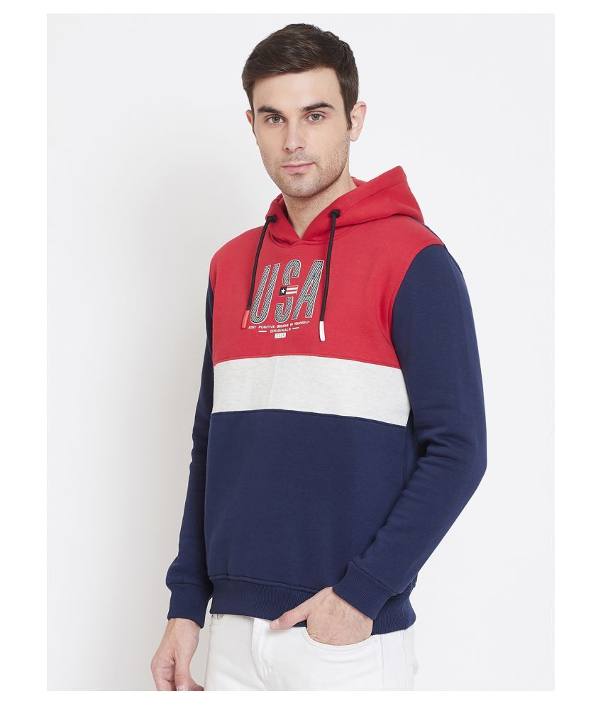 oddi Red Sweatshirt - Buy oddi Red Sweatshirt Online at Low Price in ...