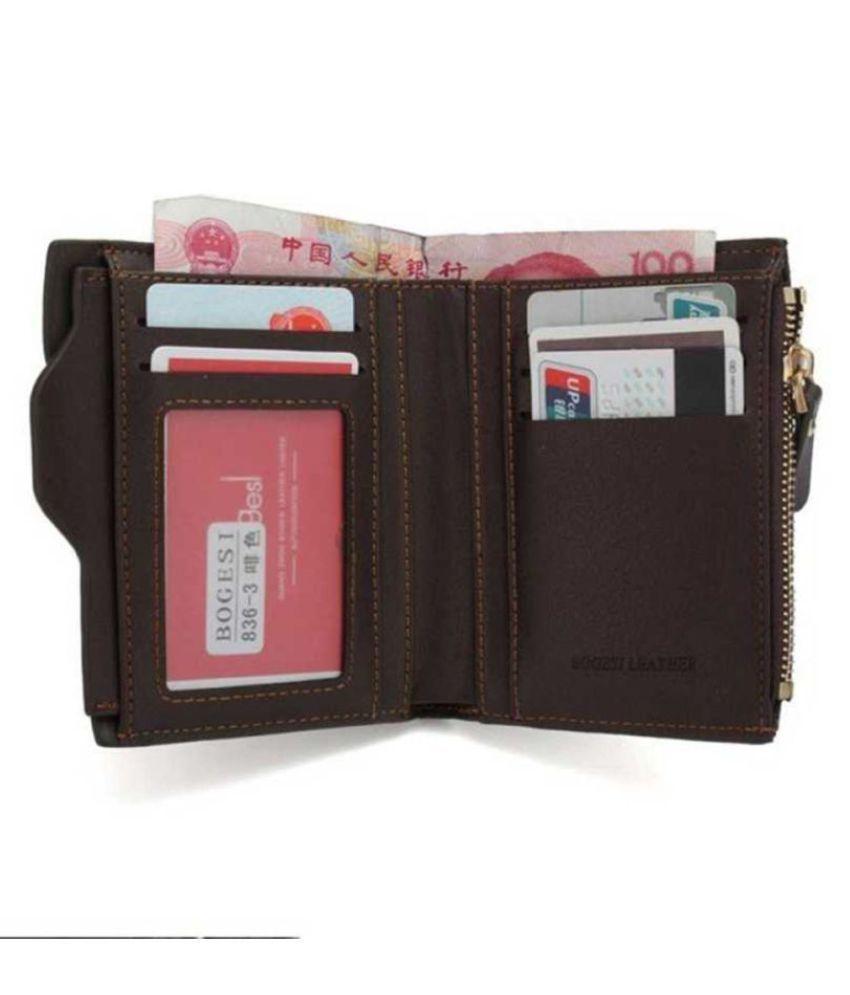 Bogesi Leather Brown Fashion Regular Wallet: Buy Online at Low Price in India - Snapdeal