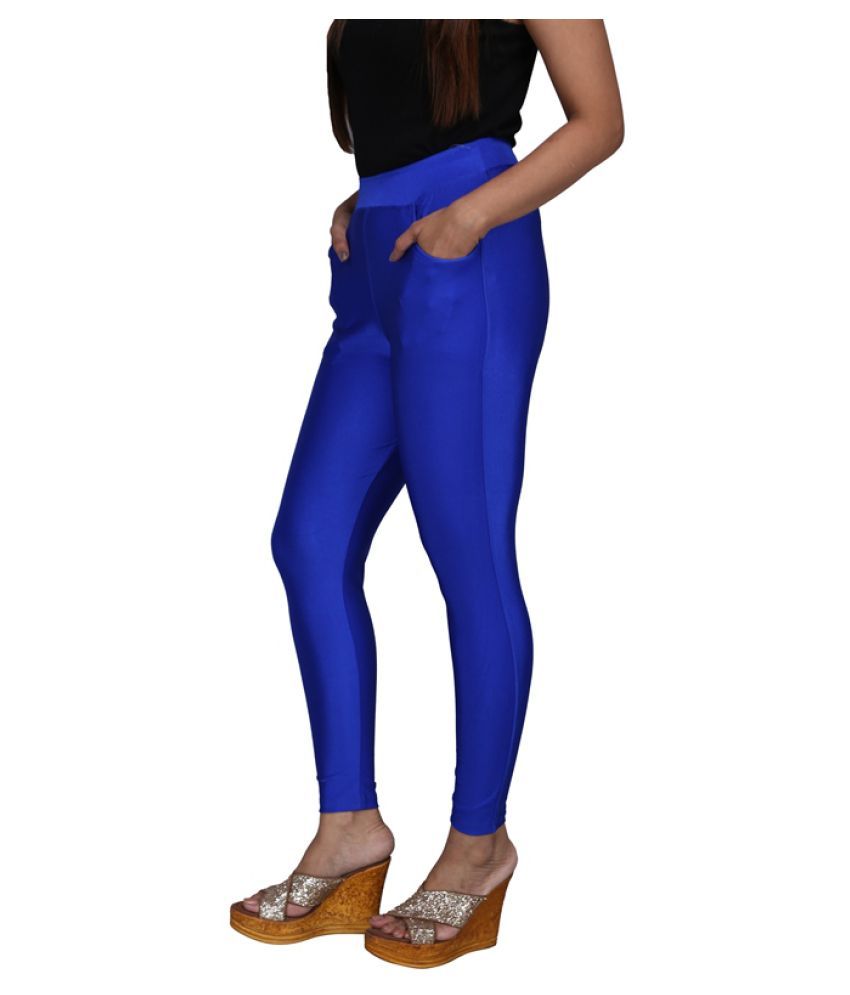 royal blue jeggings