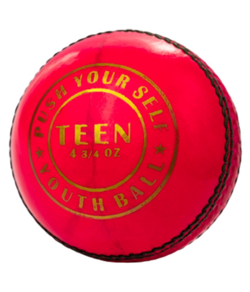 Greatshot Leather Cricket Ball for Youth Under13 MATRON(Pink