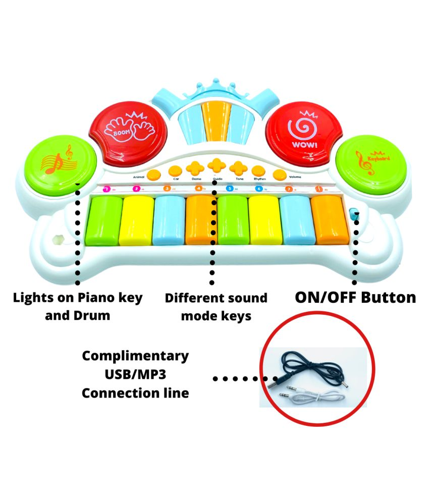 Mini Piano Toy Keyboard for Kids Electronic Multifunctional Musical