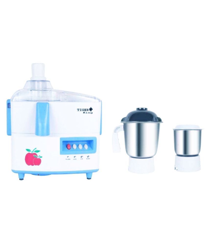 Tiger 500 Watt Juicer Mixer Grinder With 2 jars Juice Grinder 500 Watt