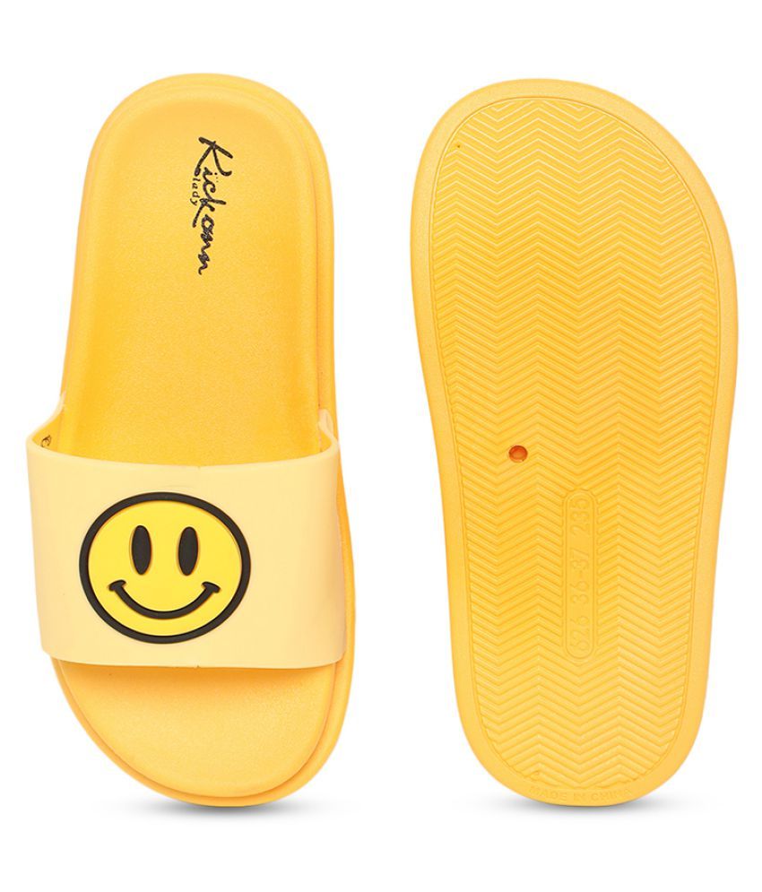 V2 Yellow Slippers Price in India Buy V2 Yellow Slippers Online at