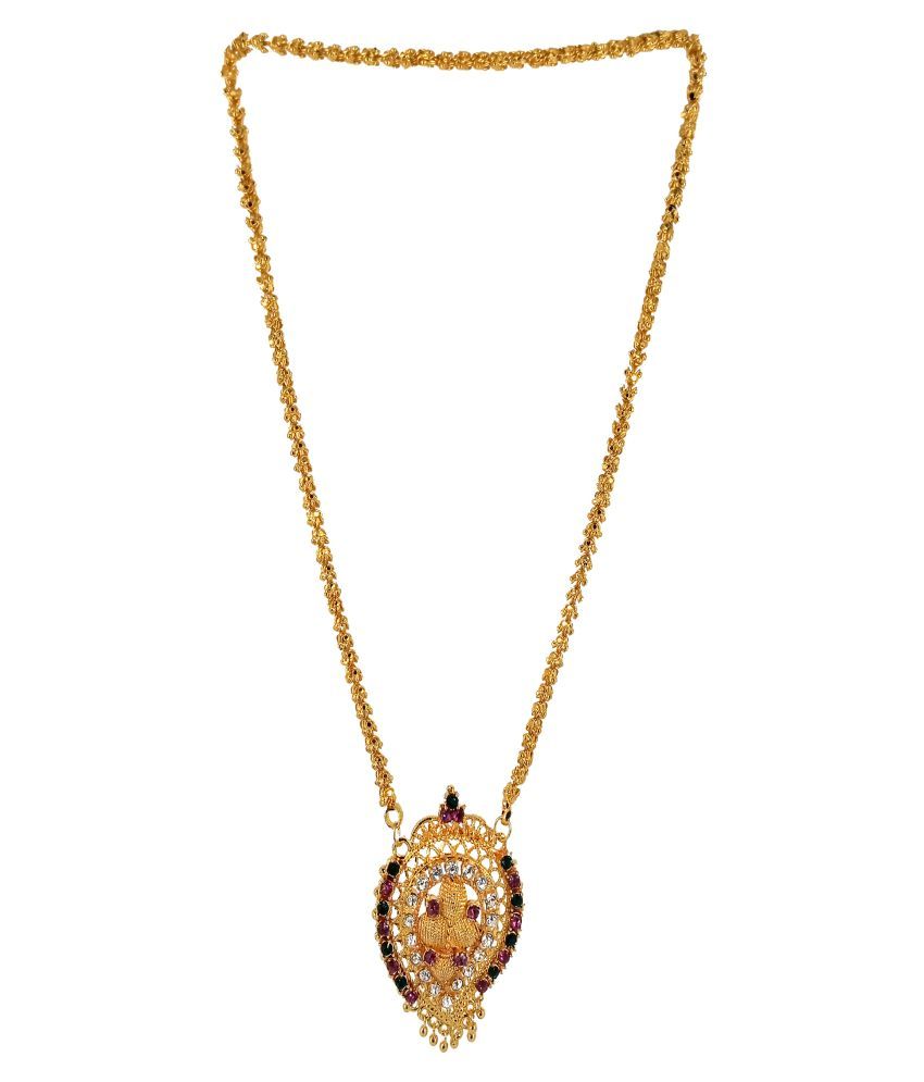     			H M PRODUCT GOLD PLATED ROYAL DESIGN MANGALSUTRA FOR WOMEN-10099