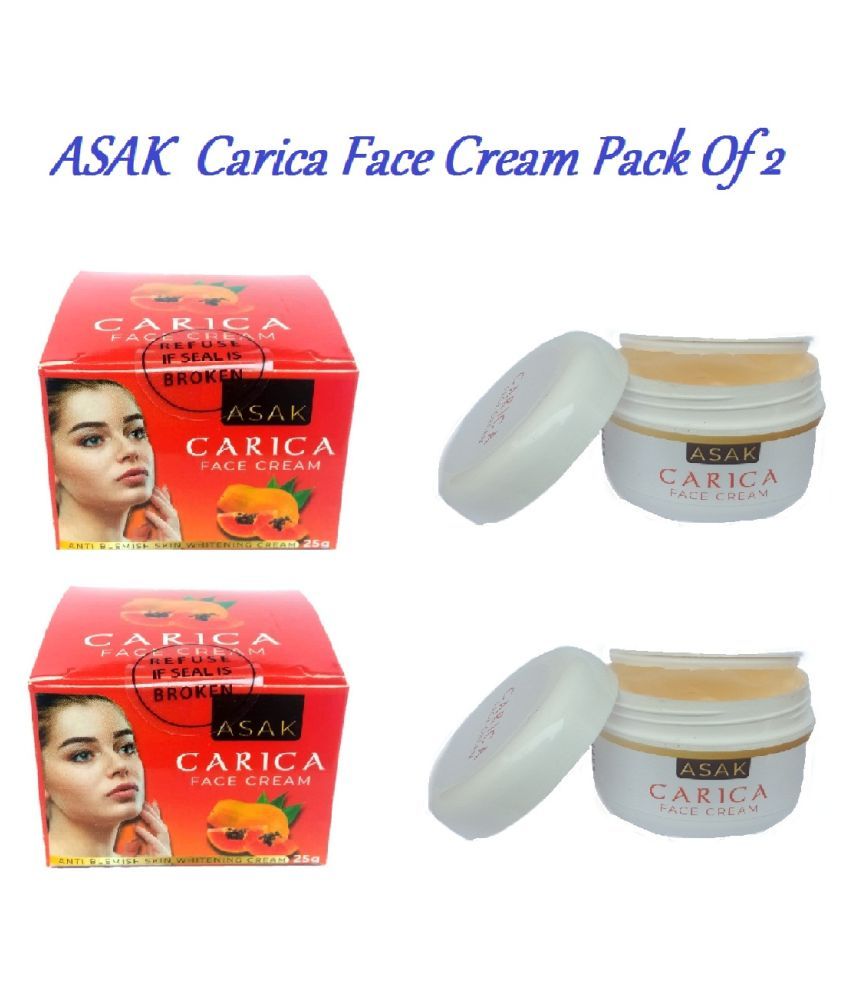 ASAK CARICA PAPAYA FACE CREAM Skin Glowing & Blemish Removal Skin Day