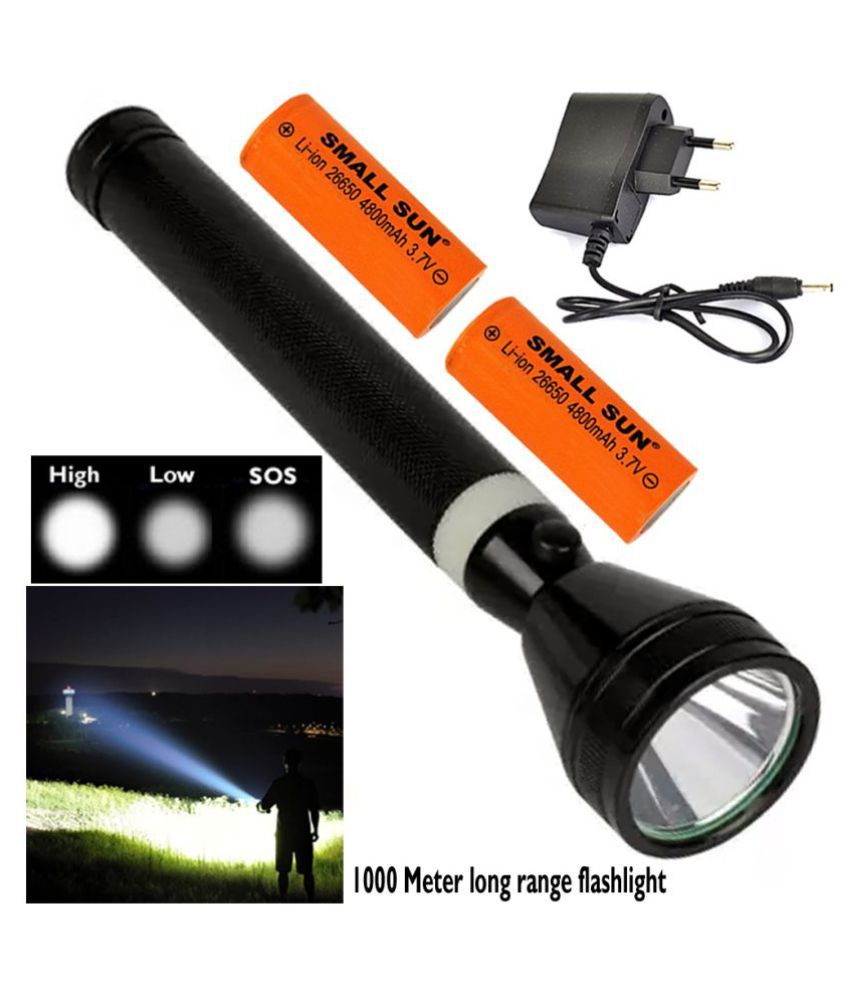 Small Sun 1000 Meter Rechargeable 3 Mode High Power Waterproof