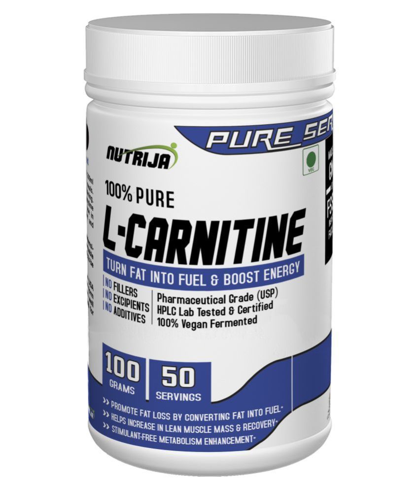 NUTRIJA L-CARNITINE 100 gm Fat Burner Powder: Buy NUTRIJA ...