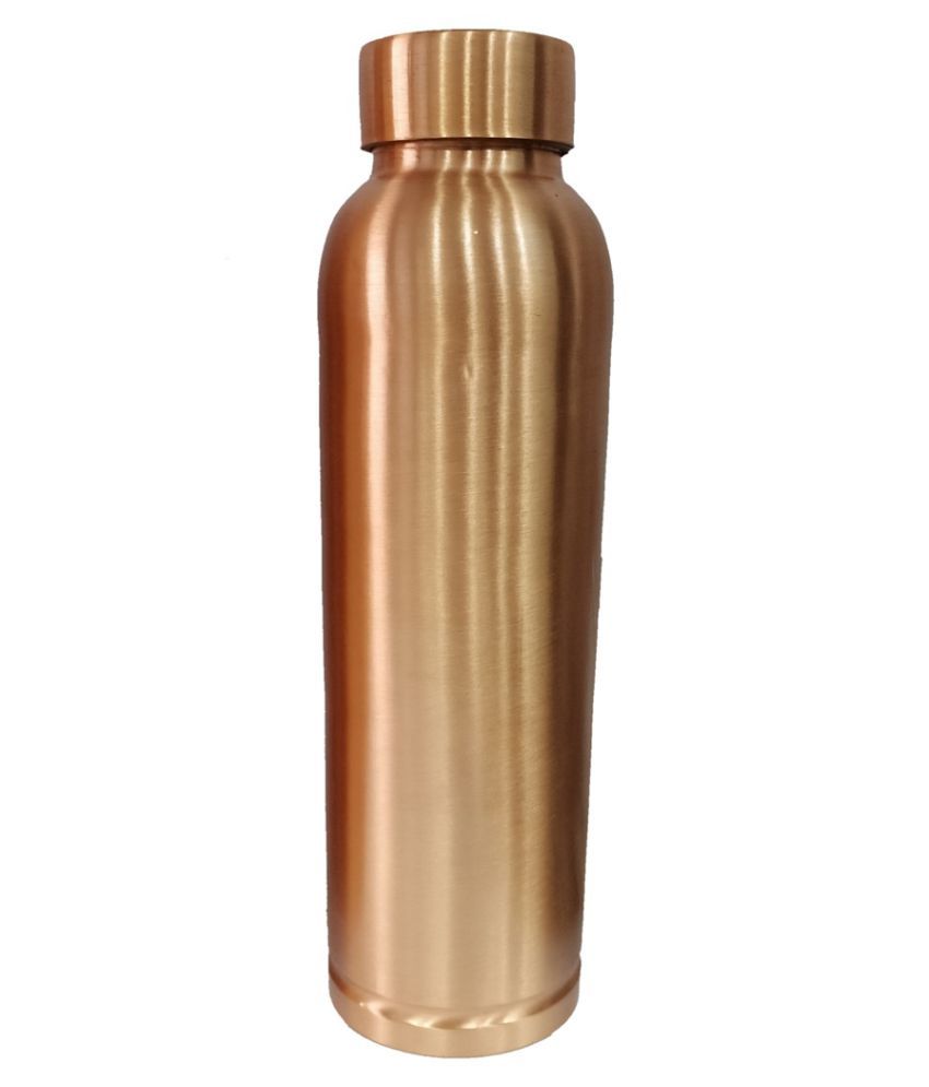 MAHADEV ENTERPRISE MILTON BROWN PURE COPPER WATER BOTTLE 1 LITER Brown ...