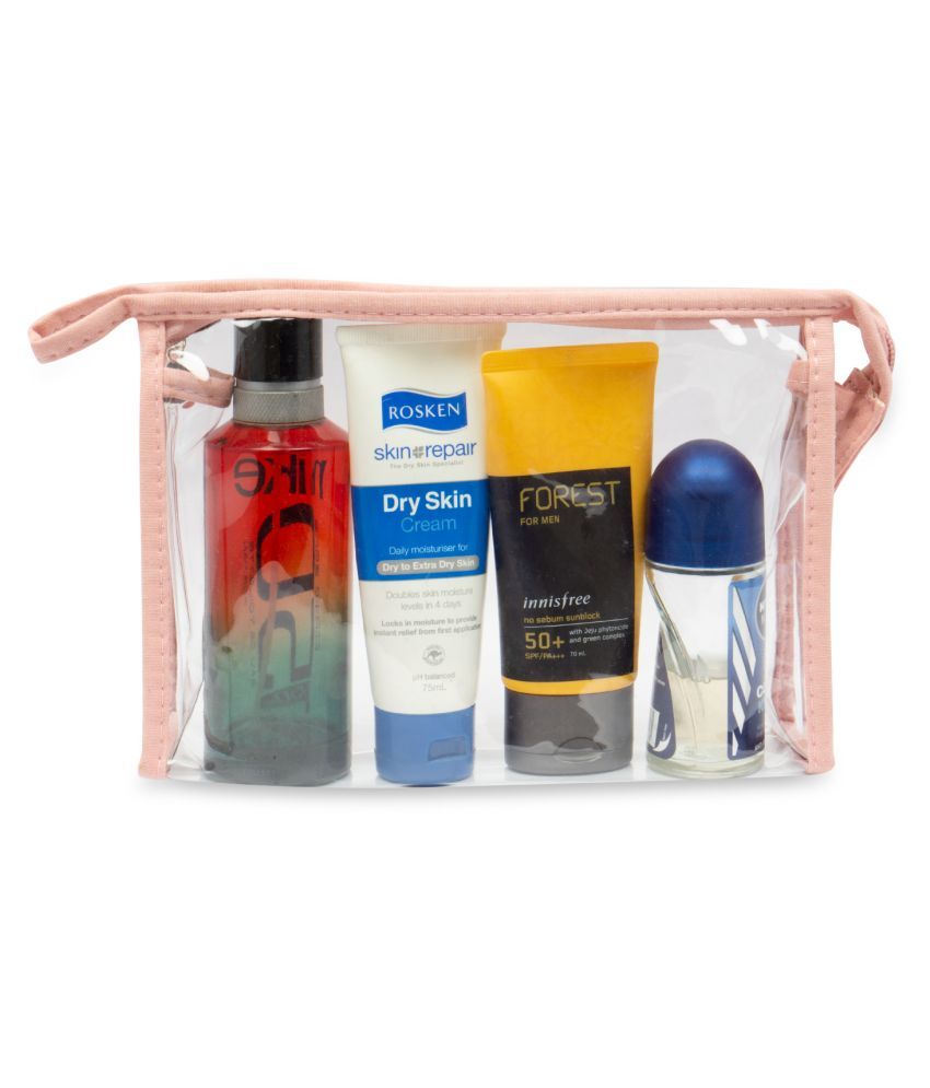 Buy NFI essentials Pink Vanity Kit and pouches 3 Pcs at Best Prices