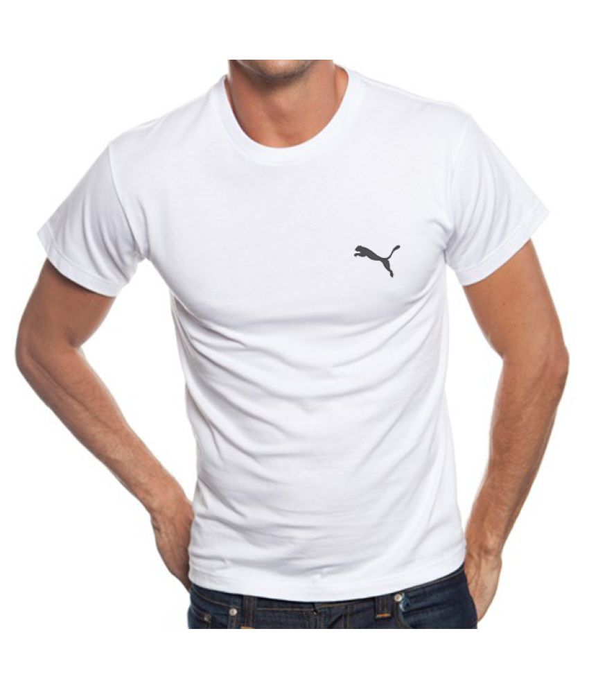 polyester t shirts white