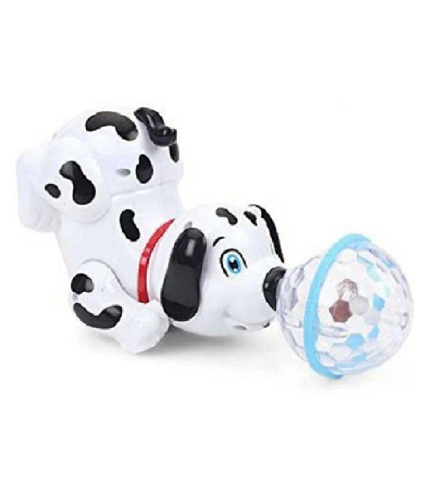 dancing dog toy on leash