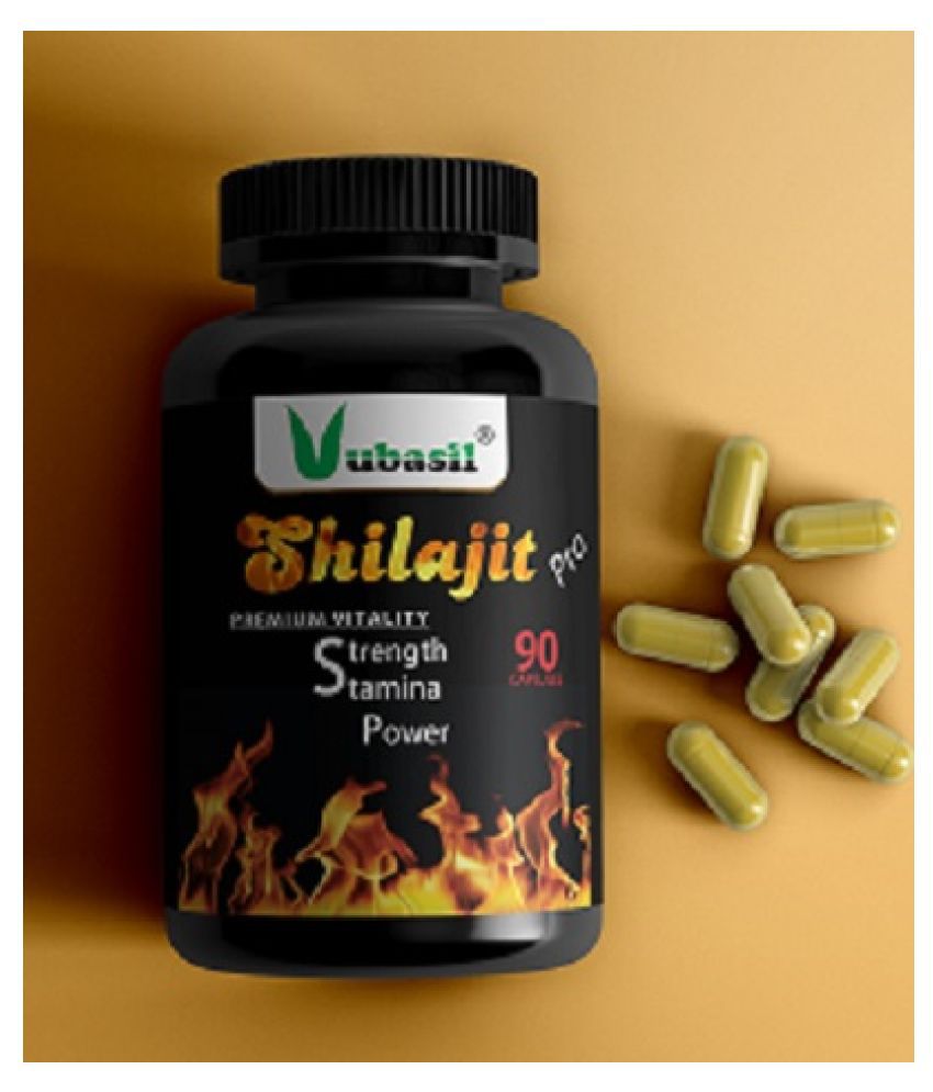 VUBASIL Pure Shilajit Gold Shilajeet Immunity Booster 90 Capsule 90 mg