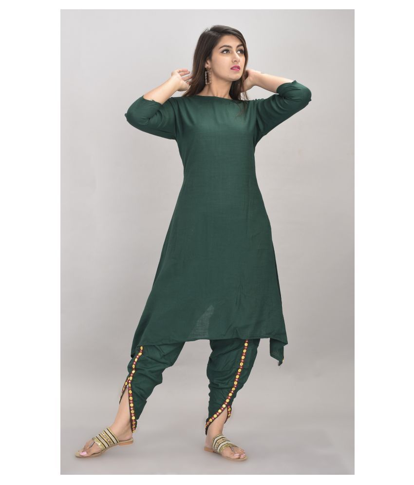 dhoti design kurti