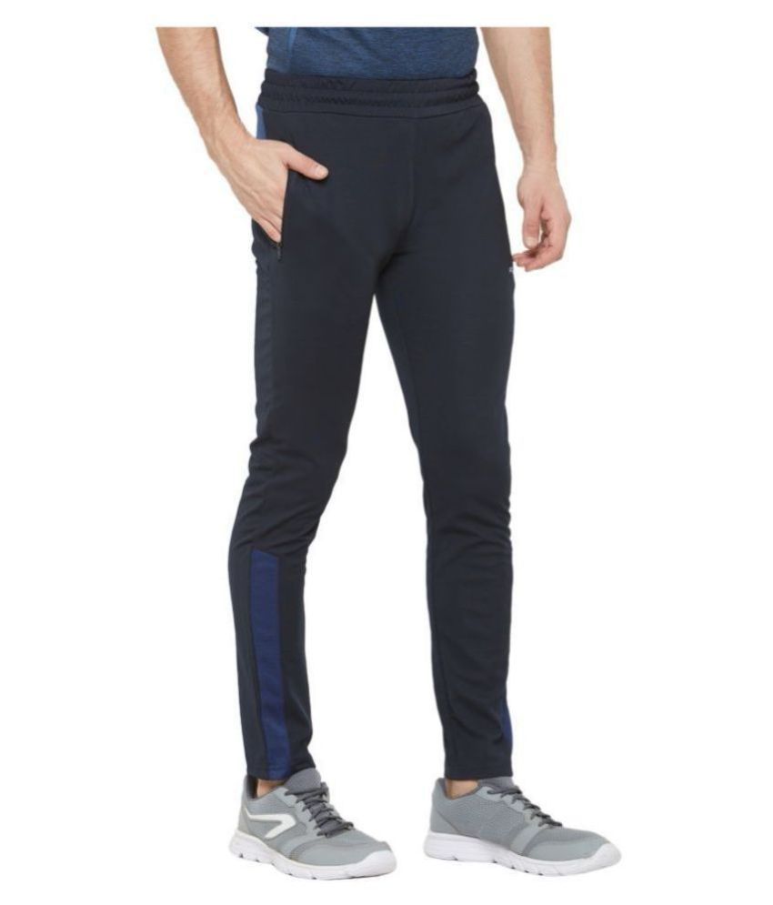 navy track pants mens