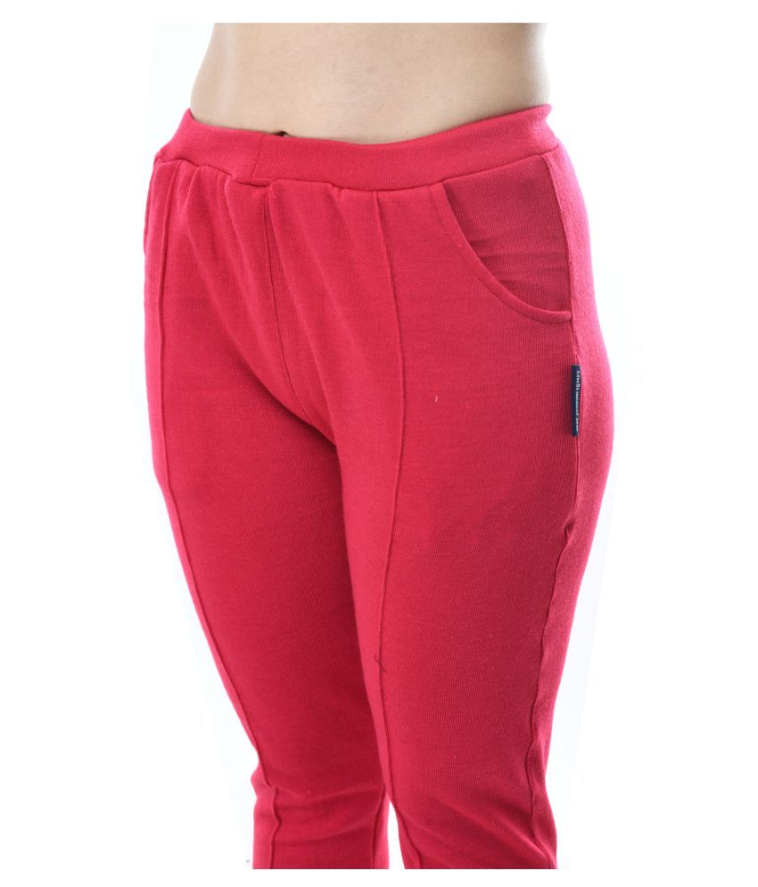 woolen track pants