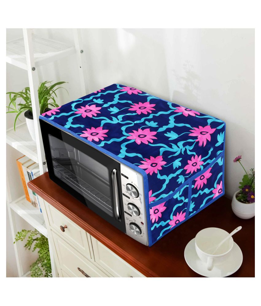     			E-Retailer Single Polyester Pink Microwave Oven Cover -