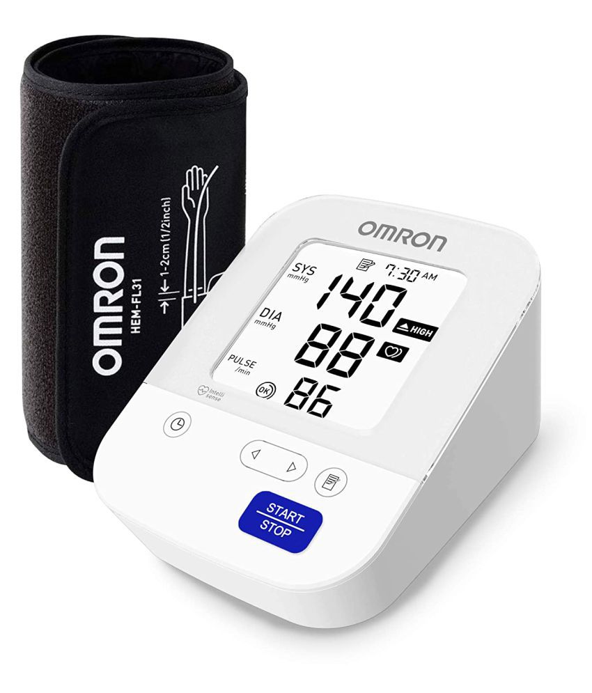     			Omron Most Advance Digital Blood Pressure Monitor with 360Â° Accuracy Intelli Wrap Cuff for All Arm Sizes, Resulting Accurate Measurements (White)