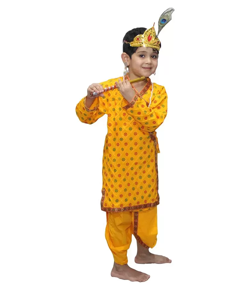 Buy BookMyCostume Laxman Prince Ram's Brother Ramlila Mythology Kids &  Adults Fancy Dress Costume 10-12 years Online at Low Prices in India -  Amazon.in