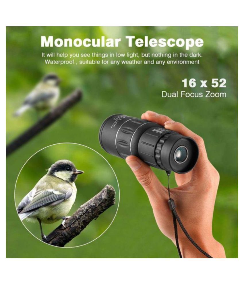 Monocular Zoom 16X52 Monocular Telescope Binocular Watching Live