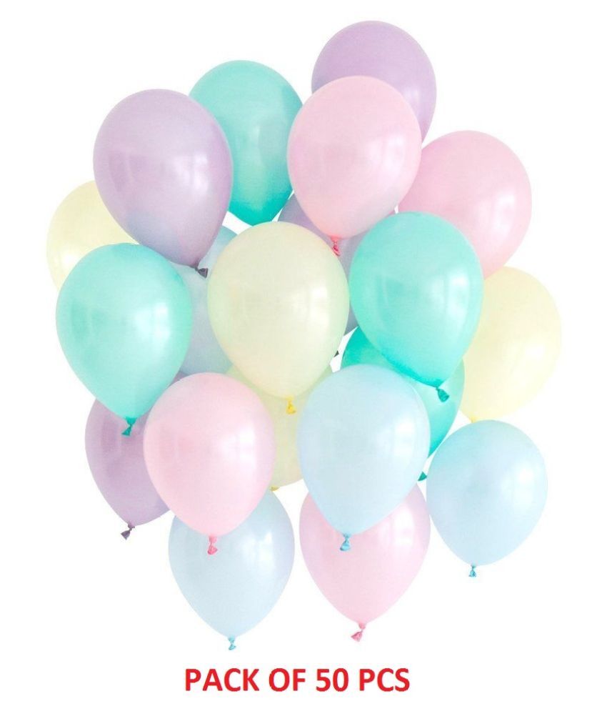 PREMIUM PARTY SHOP Pastel Balloon (Multicolor, Pack of 50) Buy