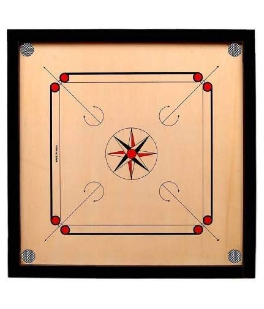 32 INCH CARROM BOARD WITH COINS ,STRIKERS AND POWDER Buy 32 INCH