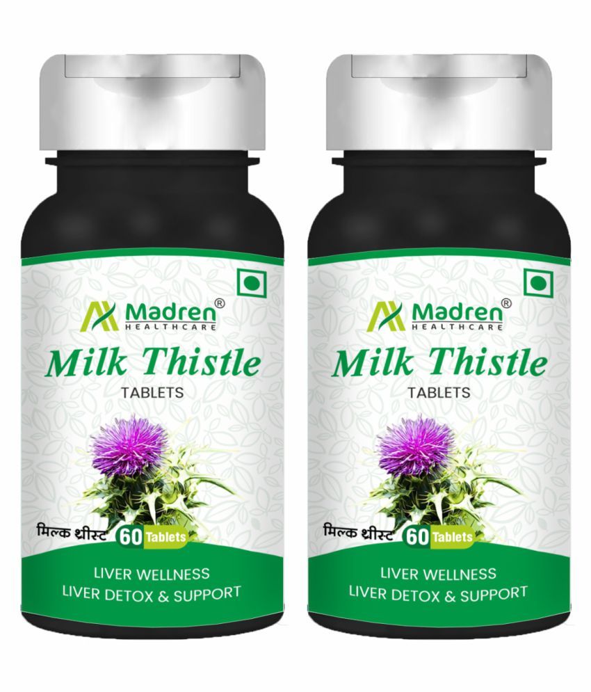 Madren Healthcare Milk Thistle 250mg Tablets Tablets 120 no.s Pack of 2