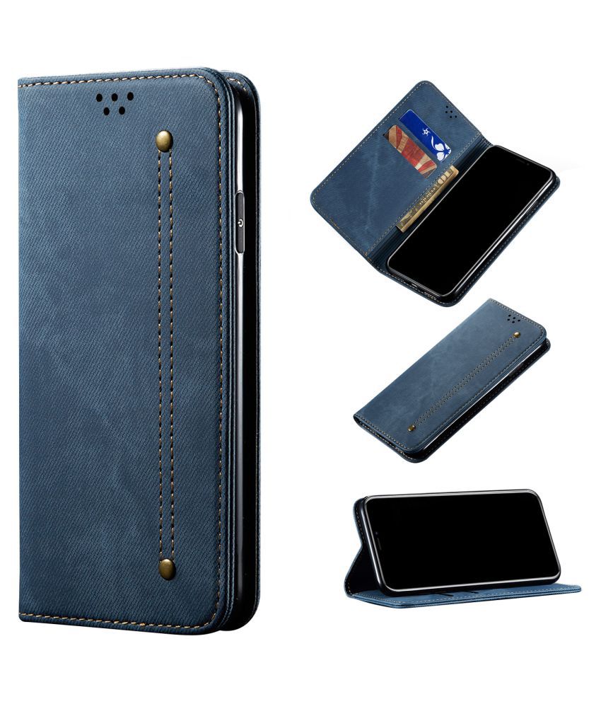 Samsung Galaxy S20 Ultra Flip Cover by KLD - Blue - Flip Covers Online ...