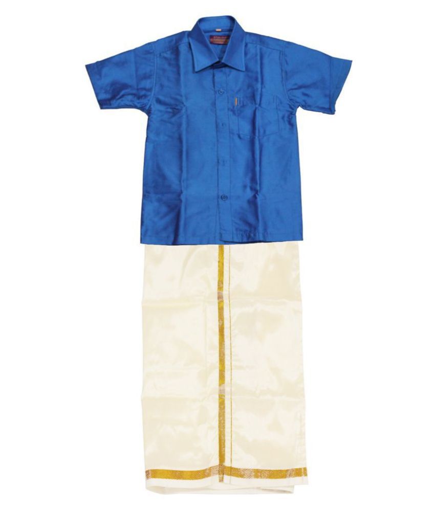 traditional dhoti and shirt