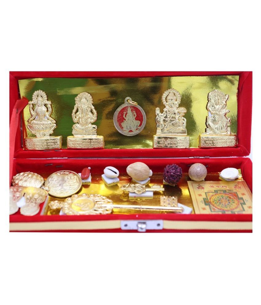 Green Apple Inc Diwali Puja Set Resin Ganesha Idol x cms Pack of 1: Buy ...