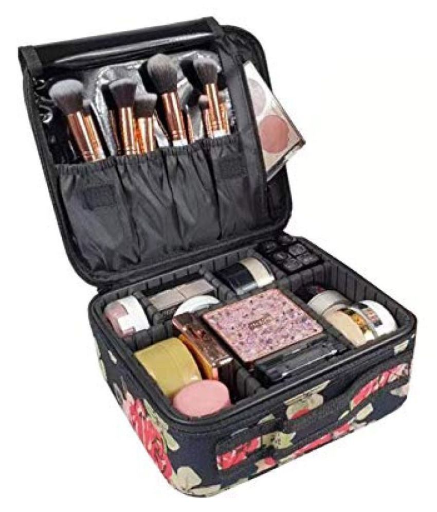     			House Of Quirk Black Makeup Cosmetic Storage Case