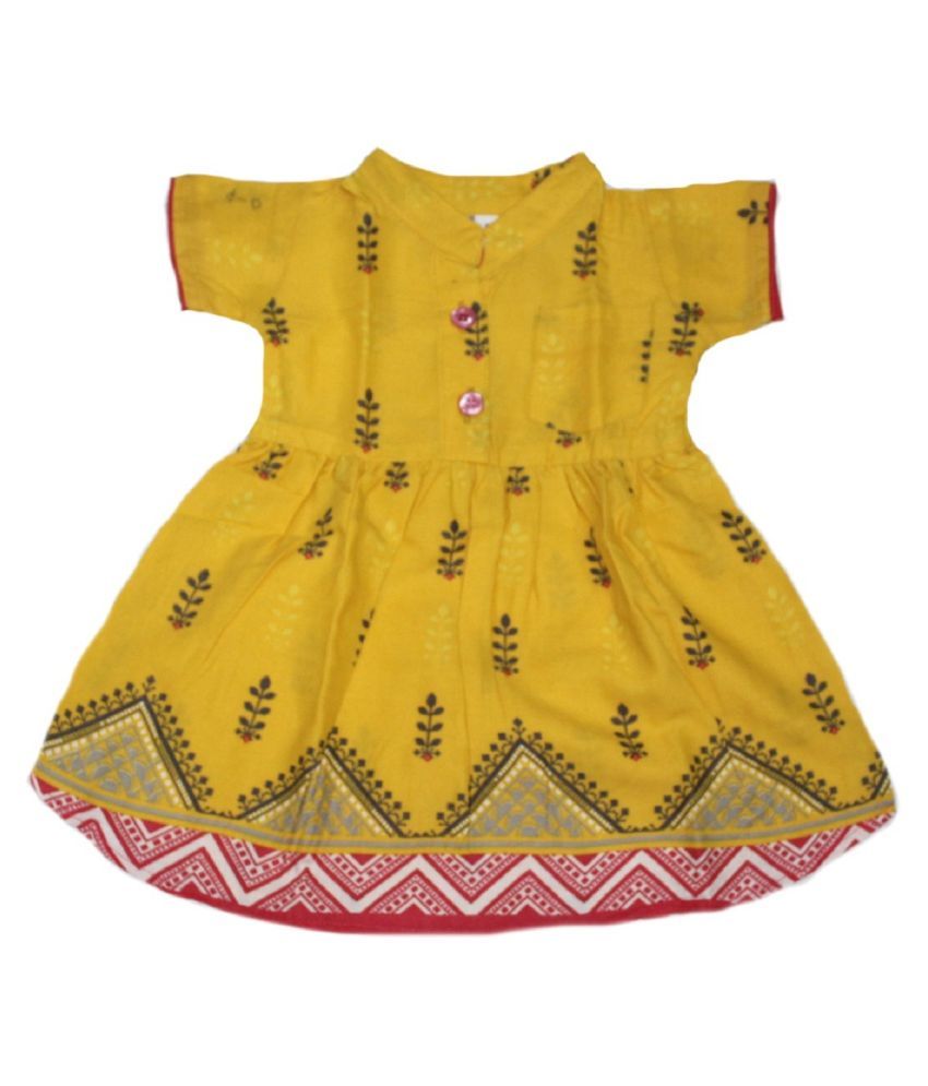baby yellow frock