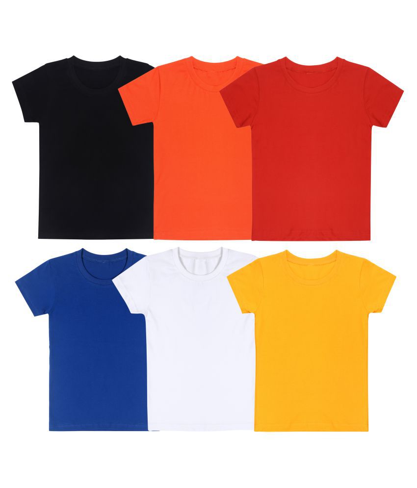 Myo Multi-color Cotton T-shirt for Kids - Buy Myo Multi-color Cotton T ...
